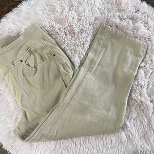 Belle by Kim Gravel Women's Cropped Pants in Tan